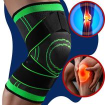 Joelheira De Compressão Tensor Ajustável Esporte Alívio De Dor