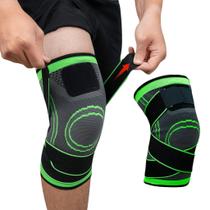 Joelheira De Compressão Tensor Alívio De Dor No Joelho Ajustável Ortopédica