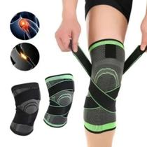 Joelheira de Compressão Tiras Cruzadas Tensor Joelho