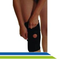 Joelheira de Neoprene Ajustável Dilepé Com Suporte para Rótula e Reforço Lateral - Cód. 00DE360-UN
