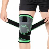 Joelheira De Neoprene Ajustável Para Academia E Corrida