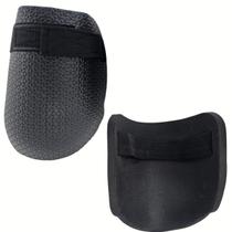 Joelheira de protecao 1 fecho multiuso preta resistente construção civil