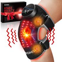 Joelheira de terapia de luz vermelha com massagem vibratória