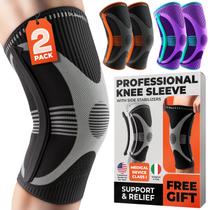 Joelheira DR. BRACE ELITE com estabilizador de tamanho, pacote com 2 unidades Mercury