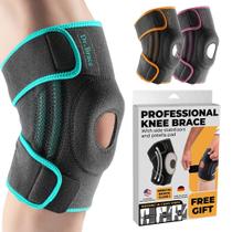 Joelheira DR. BRACE ELITE com estabilizadores laterais e almofadas de gel Joelheira DR. BRACE ELITE com estabilizadores laterais e almofadas de gel