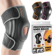 Joelheira Dr. Brace Elite com Estabilizadores Laterais e Almofadas de Gel Joelheira Dr. Brace Elite com Estabilizadores Laterais e Almofadas de Gel