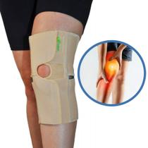 Joelheira Elástica Articulada de Compressão Ortopédica com tiras autocolantes Joelheira Elástica Articulada de Compressão Ortopédica com tiras autocolantes
