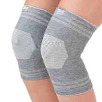 Joelheira Elástica - Bamboo - Hidrolight - CINZA