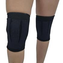 Joelheira Elástica C/ Feltro Angels Diver Preta - Par Joelheira Elástica C/ Feltro Angels Diver Preta - Par