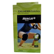 Joelheira Elástica Preta Grande 1 Par - Mercur Joelheira Elástica Preta Grande 1 Par - Mercur