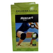 Joelheira Elástica Preta Média 1 Par - Mercur Joelheira Elástica Preta Média 1 Par - Mercur