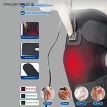 Joelheira Elétrica Massagem Fisioterapia Aquecida Infravermelho Reabilitação Almofada Perna Dor