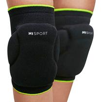 Joelheira Esportiva com Proteção Flyer N1 Preto com Verde Tam M