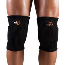 Joelheira Esportiva Profissional Protetor Joelho Tensor Patela Volei TM7 Cor:PretoTamanho:P
