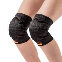 Joelheira estofada impact grande preta hidroligth