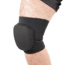 Joelheira fustal alcochoada preto muay thai volei mma - progne sports (par)