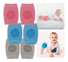 Joelheira Infantil Antiderrapante Para Bebê Engatinhar Buba Joelheira Infantil Antiderrapante Para Bebê Engatinhar Buba
