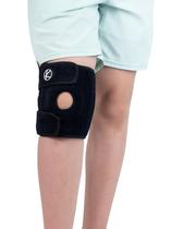 Joelheira KARM Kids Osgood Schlatter para 4-15 anos preta