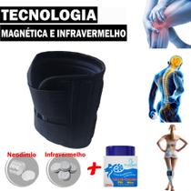 Joelheira Magnética P/ Artrite Artrose Ciático Lombar + Creme Sebo de Carneiro Joelheira Magnética P/ Artrite Artrose Ciático Lombar + Creme Sebo de Carneiro
