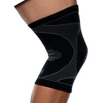Joelheira McDavid MD5113-01-35 Elástica de 4 vias preta Adult-L