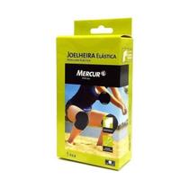 Joelheira Mercur Elástica Preta Tamanho P Com 2 Unidades