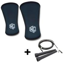 Joelheira Nc Extreme Exercício Funcional Lpo 7mm + Corda Speed Rope Aço Joelheira Nc Extreme Exercício Funcional Lpo 7mm + Corda Speed Rope Aço
