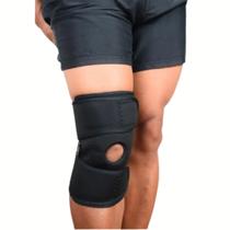 Joelheira Neoprene Ajustável Compressão Treino Caminhada Academia Exercícios Esporte