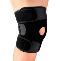 Joelheira ortopedica ajustavel ergonomica neoprene musculacao tensor joelho flexivel neoprene
