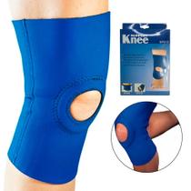 Joelheira Ortopédica com Orifício Atletas Ajustável Proteção joelho - knee