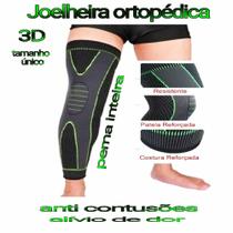 Joelheira Ortopédica Compressão Atleta Esportes Amador Profissional Circulação e Dor muscular Articulação - 3D