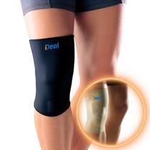 Joelheira Ortopédica Compressão Elástica Exercício Preto P Joelheira Ortopédica Compressão Elástica Exercício Preto P