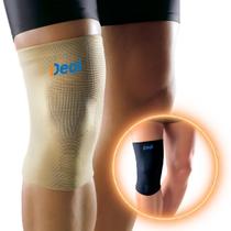 Joelheira Ortopédica De Compressão Elástica Exercício Bege M Joelheira Ortopédica De Compressão Elástica Exercício Bege M