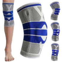 Joelheira Ortopedica Gel Compressao Suporte Exercicio Joelho Patela Apoio Exercicio Ajustavel Corrida Futebol Ciclimos Articulaçao Musculares