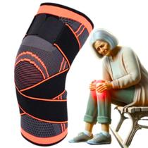 Joelheira Para Idoso Artrose Artrite Tendinite Dor No Joelho Atleta Ortopedica com Regulagem tiras autocolantes Joelheira Para Idoso Artrose Artrite Tendinite Dor No Joelho Atleta Ortopedica com Regulagem tiras autocolantes