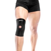 Joelheira Preta Curta Lesão Joelho Neoprene - DE210