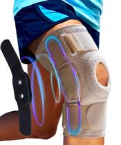 Joelheira Sparthos Heavy-Duty Hinged Support bege tamanho L Joelheira Sparthos Heavy-Duty Hinged Support bege tamanho L