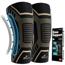 Joelheira Sportneer Copper Compression Manga Preta XL