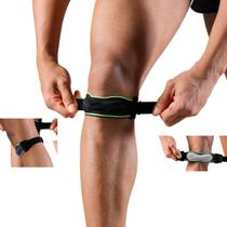 Joelheira Sub Patelar Ajustável Para Condromalacia Artrose Desgaste c/ Silicone Neoprene COR:PRETO Joelheira Sub Patelar Ajustável Para Condromalacia Artrose Desgaste c/ Silicone Neoprene COR:PRETO