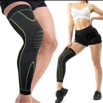 Joelheira tensor muscular Perna Inteira Protetor Joelhos cross academia