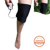 Joelheira Térmica Elétrica Ortopédica 55x23cm Terapia Aquecimento Com Infravermelho Bivolt Preto - StyllusTerm