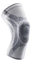 Joelheira Ultra Tricô Pad Silicone E Aço Flexível - Veidoorn Articulada Spandex Fisioterapia 3d
