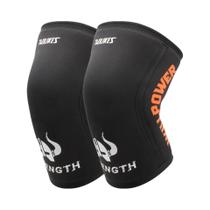 Joelheiras De Compressão De Neoprene De 7mm Para Levantamento De Peso E Treinamento De Exercício Funcional, Joelheiras De Compressão De Neoprene De 7mm Para Levantamento De Peso E Treinamento De Exercício Funcional,