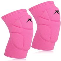 Joelheiras de voleibol Racbeuk Pink para meninas e mulheres