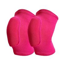 Joelheiras Elásticas para Adultos e Crianças - Esponja Espessada para Suporte e Proteção em Treinos
