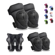 Joelheiras infantis Protective Gear G GEQID, almofadas de cotovelo, protetores de pulso