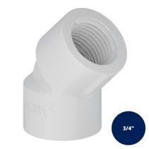 Joelho 45 com Rosca 3/4" Branco - Tigre