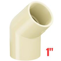 Joelho 45 Graus Aquatherm Soldável Cpvc Bege Para Tubo Água Quente 1” Polegadas De 28mm Tigre