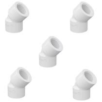 Joelho 45 Roscavel 1 BR- Tigre Kit 5 Unid Joelho 45 Roscavel 1 BR- Tigre Kit 5 Unid