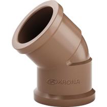 Joelho 45 Soldável 25 Mm Referência 416 Krona Linha Soldável Pvc Marrom Para Água Fria Joelho 45 Soldável 25 Mm Referência 416 Krona Linha Soldável Pvc Marrom Para Água Fria