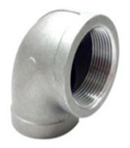 Joelho 90 Aço Inox 304 Rosca Bsp 3/4